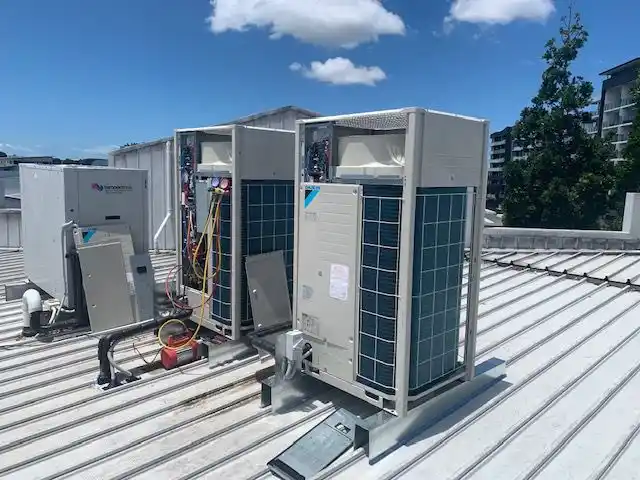 Catalyst Air Maintenance Service Air Conditioning ensuring reliable operation of outdoor HVAC systems.
